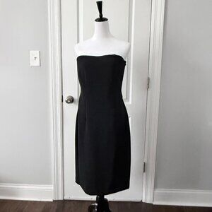Banana Republic Strapless Black Sheath Dress NWT Size 10 $130 Retail